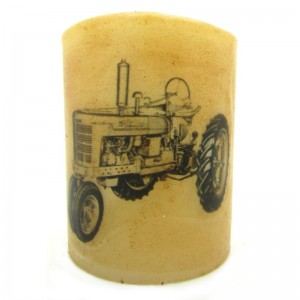 StarHollowCandleCo Tractor Graphic Unscented Flameless Candle SHCC2199